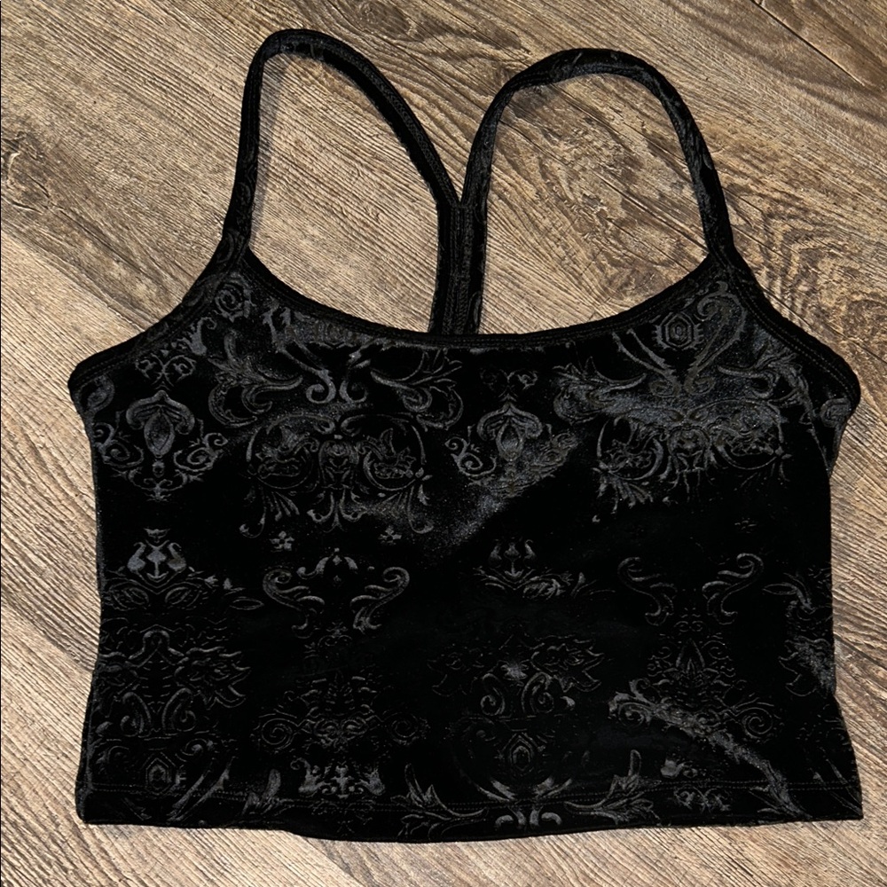 Beyond Yoga Black Velvet Tank Top